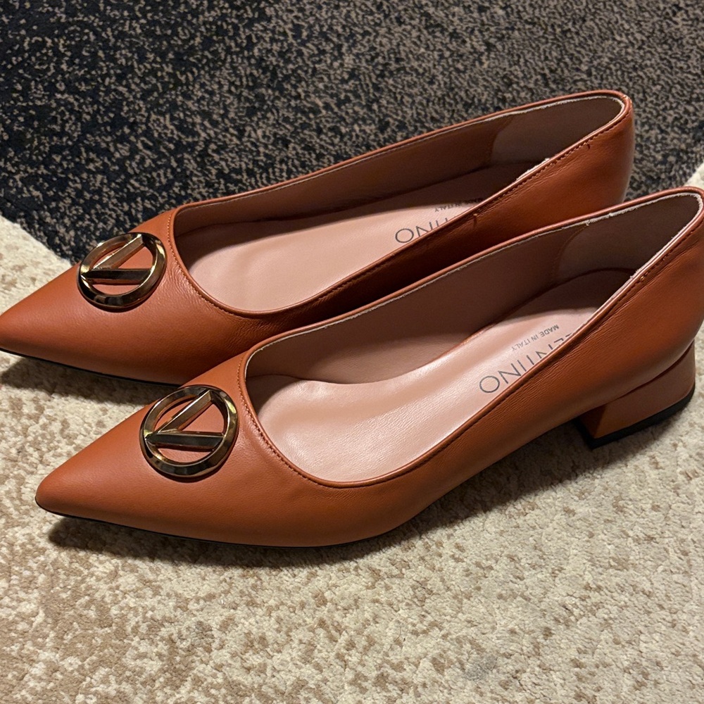 Valentino Women's Brown Leather Loafers